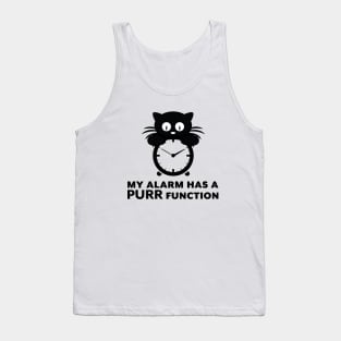 My Alarm Has A Purr Function Cute Kitten Tank Top